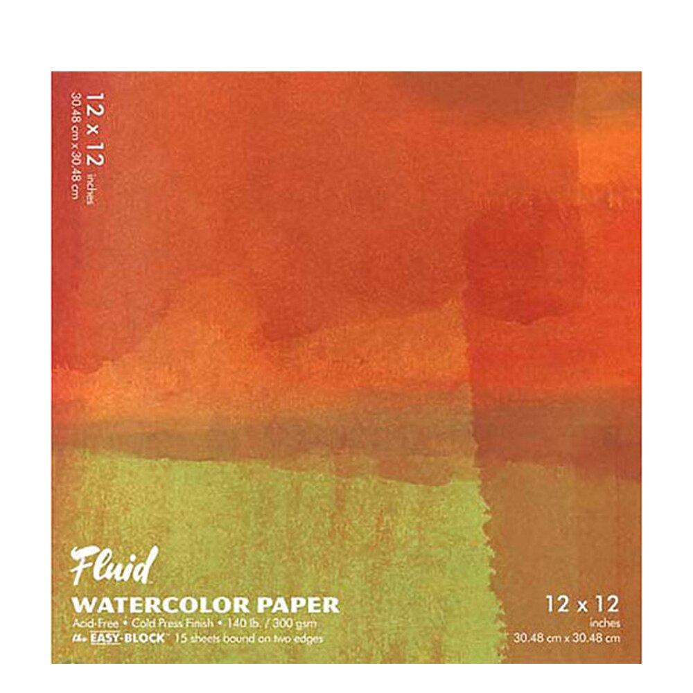Watercolor, Art & School, Global Art, Fluid, Cold Pressed, 140#, EZ Block, 90074